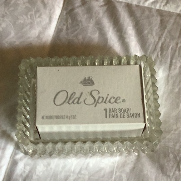 Soap dish vintage beveled glass great condition great lookin - Picture 1 of 6